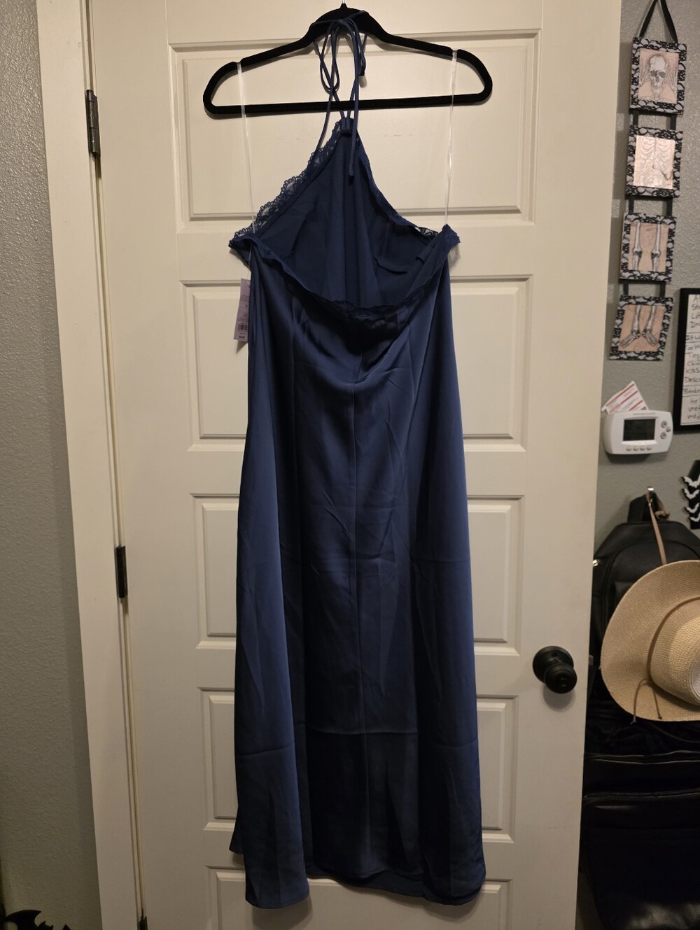 1X Lace Trim Maxi A-Line Halter Dress - Wild Fable - Picture 5 of 9